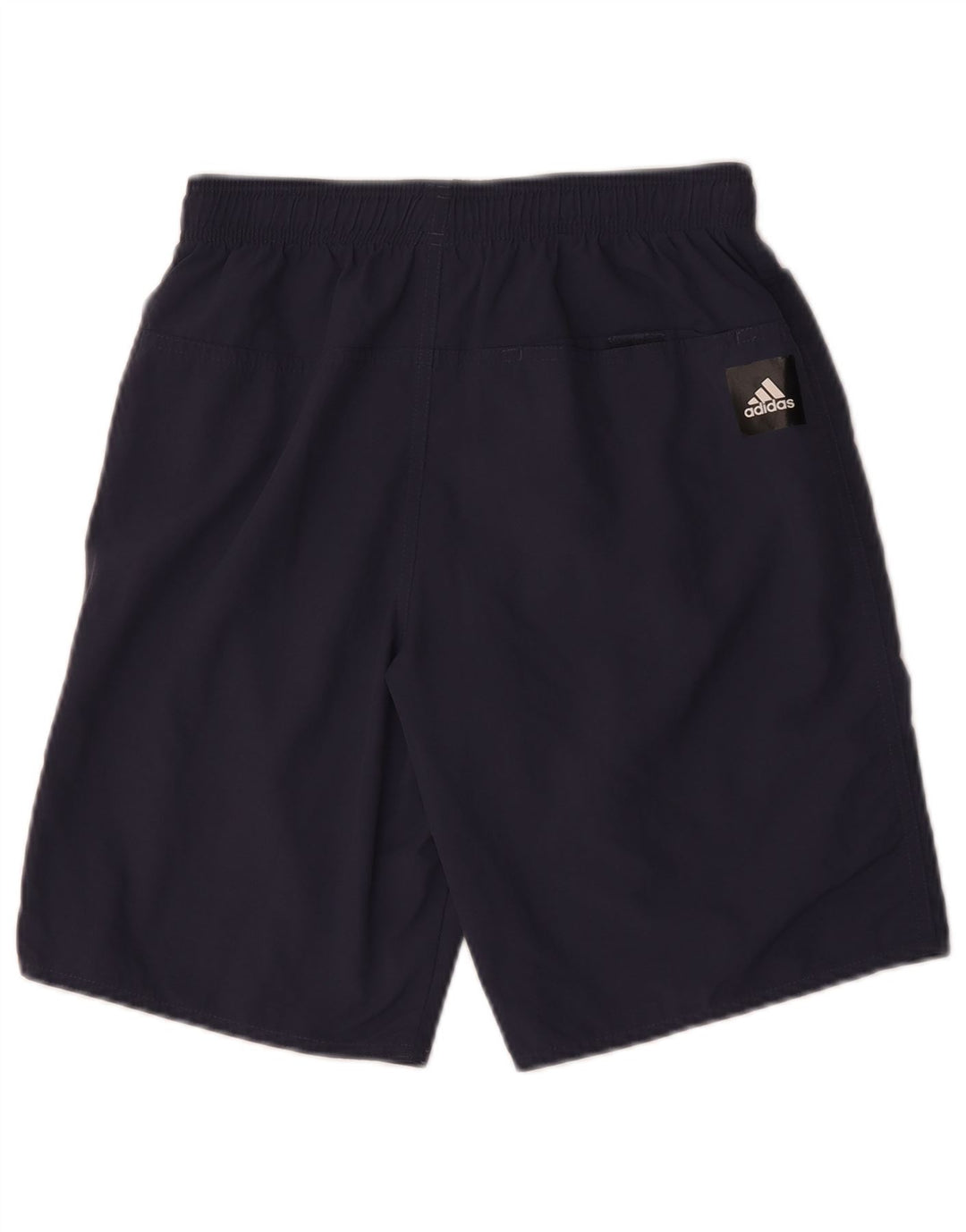 Shorts esportivos masculinos Adidas pequenos poliéster azul marinho