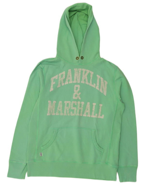 Franklin & Marshall masculino gráfico moletom com capuz XL algodão verde