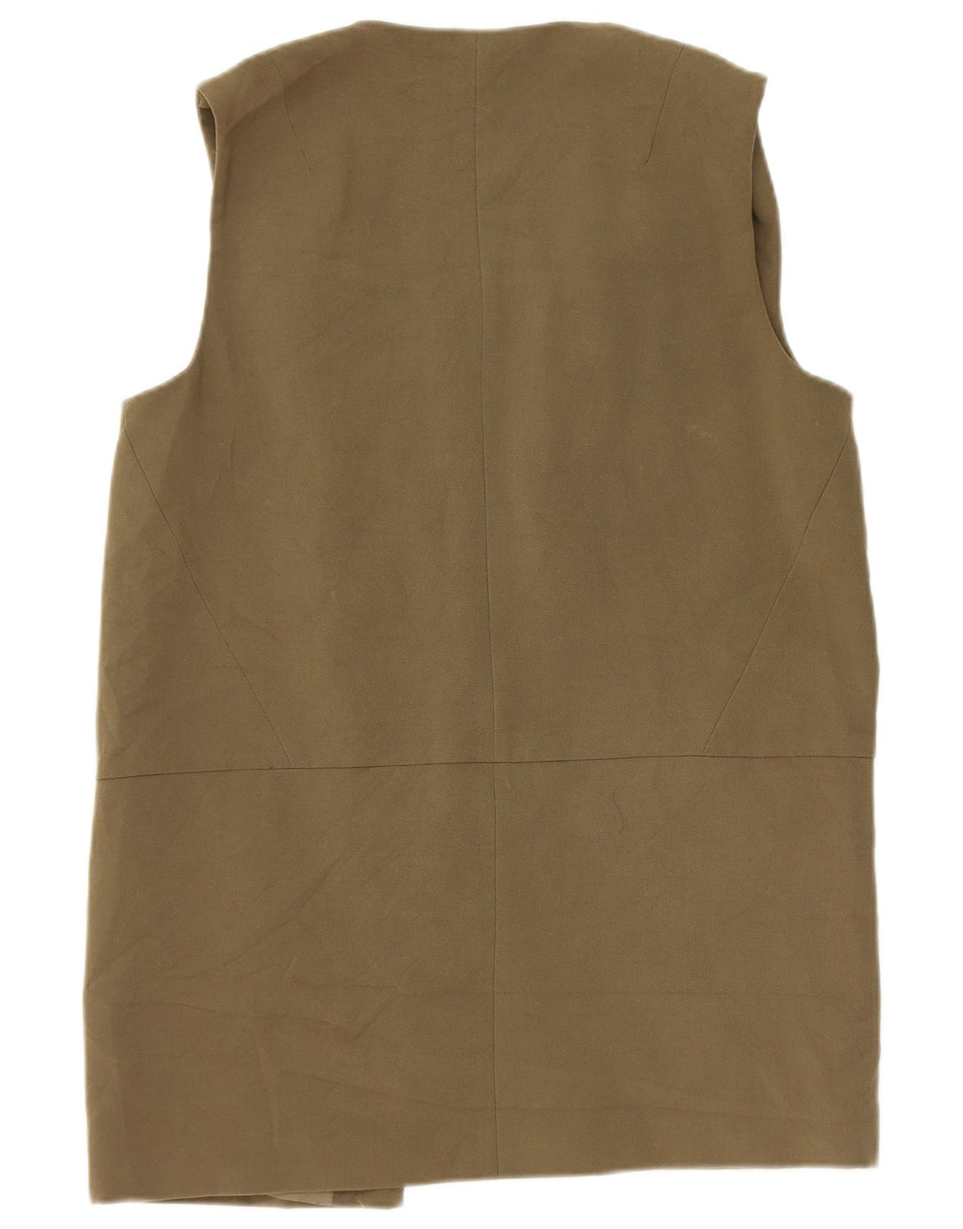 Colete Longline Feminino Topshop Reino Unido 12 Médio Caqui