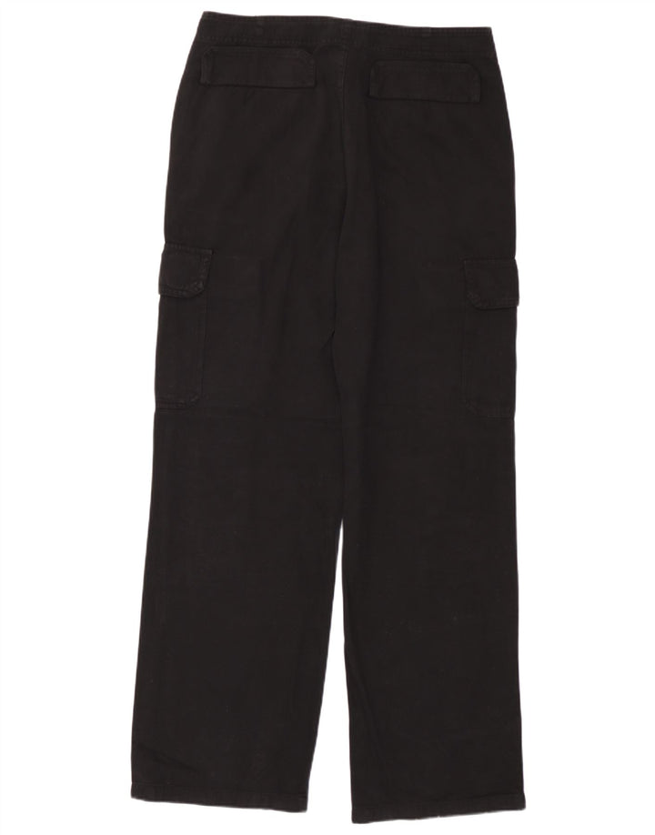 Calça cargo reta feminina Zara EU 40 médio W30 L30 preta