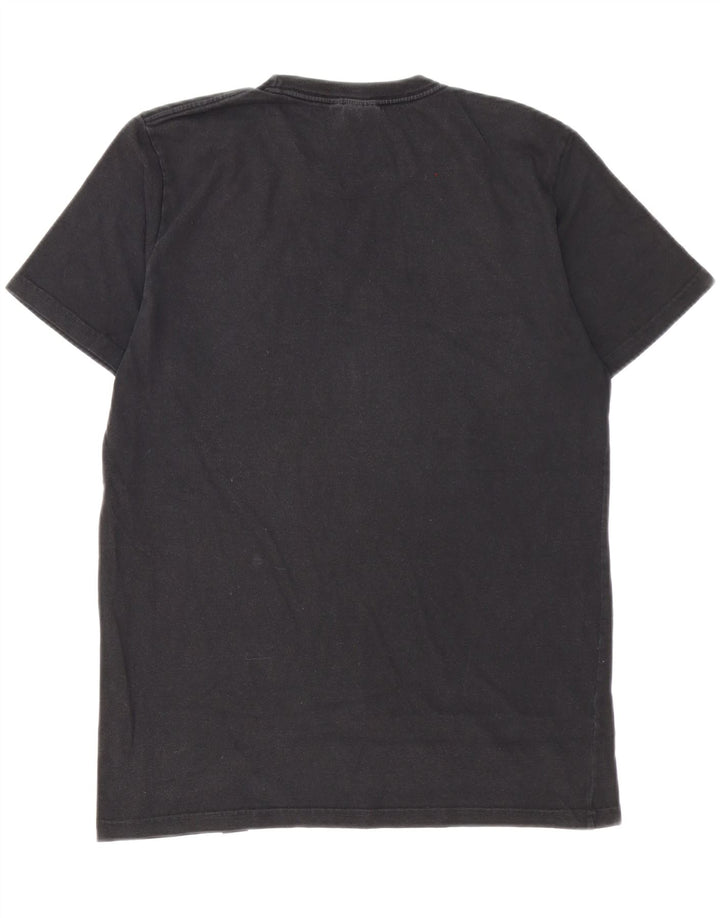 Camiseta gráfica masculina Carhartt Top médio algodão preto