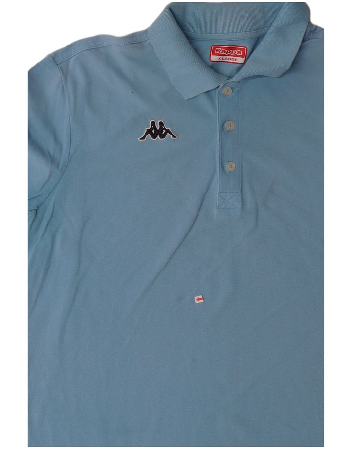 Camisa polo masculina Kappa XL algodão azul