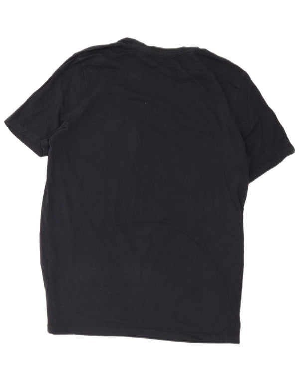Camiseta gráfica masculina Jack & Jones Top XL algodão azul marinho