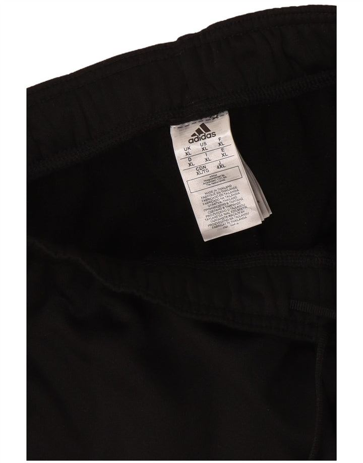 Calça de treino masculina Adidas Joggers XL preto colorblock poliéster