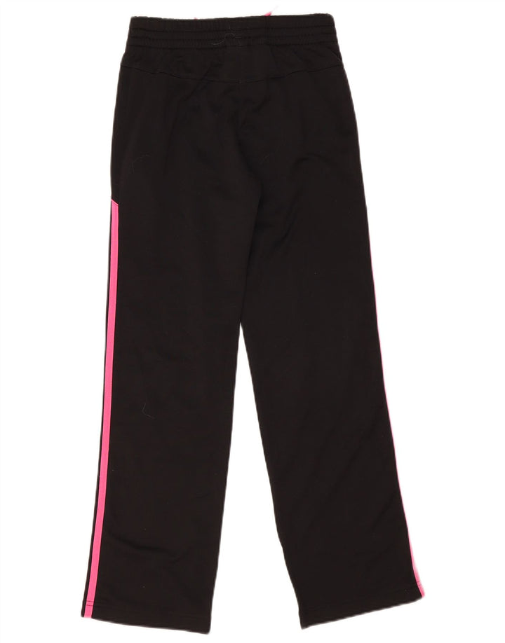 Calças de treino ADIDAS meninas 11-12 anos preto poliéster