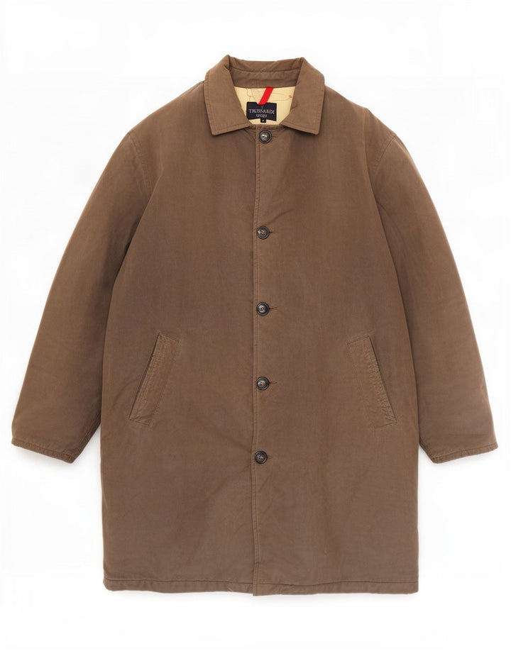 Sobretudo masculino Trussardi IT 54 2XL cinza