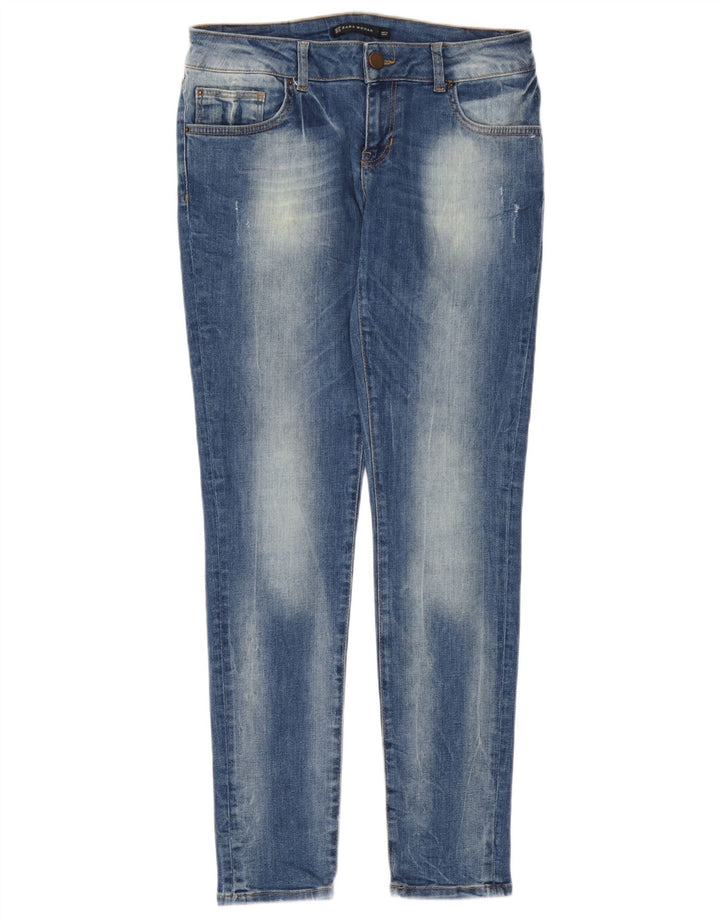 Zara Jeans Skinny Feminino EU 40 Médio W30 L30 Azul