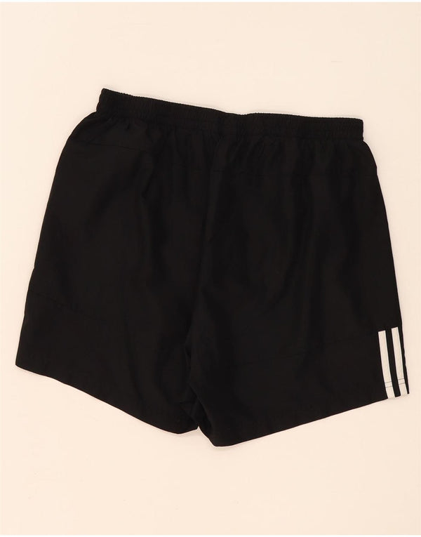 Shorts esportivos femininos Adidas UK 14 poliéster preto médio