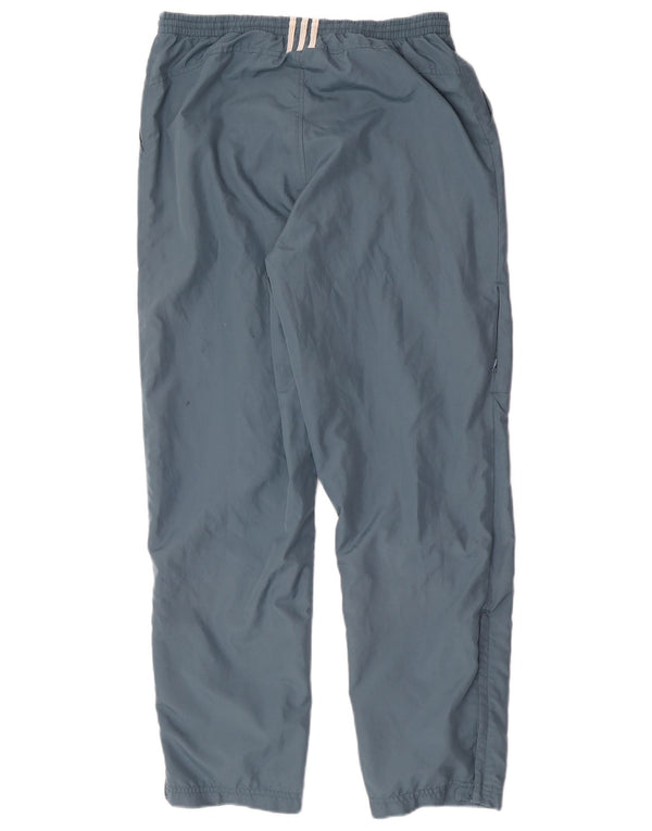 Calça de treino feminina Adidas Joggers UK 12 poliéster azul médio