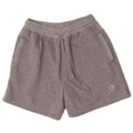 Shorts esportivos gráficos femininos Lotto pequenos esportes de poliéster cinza