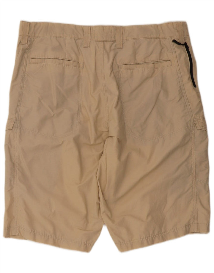 Shorts cargo masculino Marks & Spencer W36 grande algodão bege