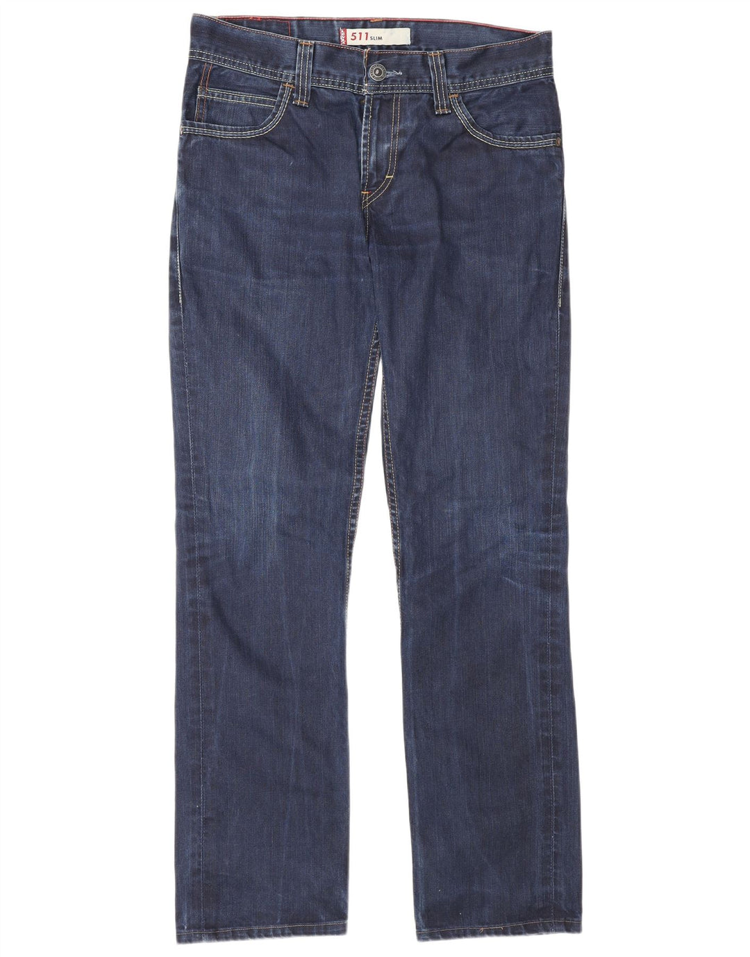 Levi's Masculino 511 Slim Jeans W33 L34 Azul Algodão