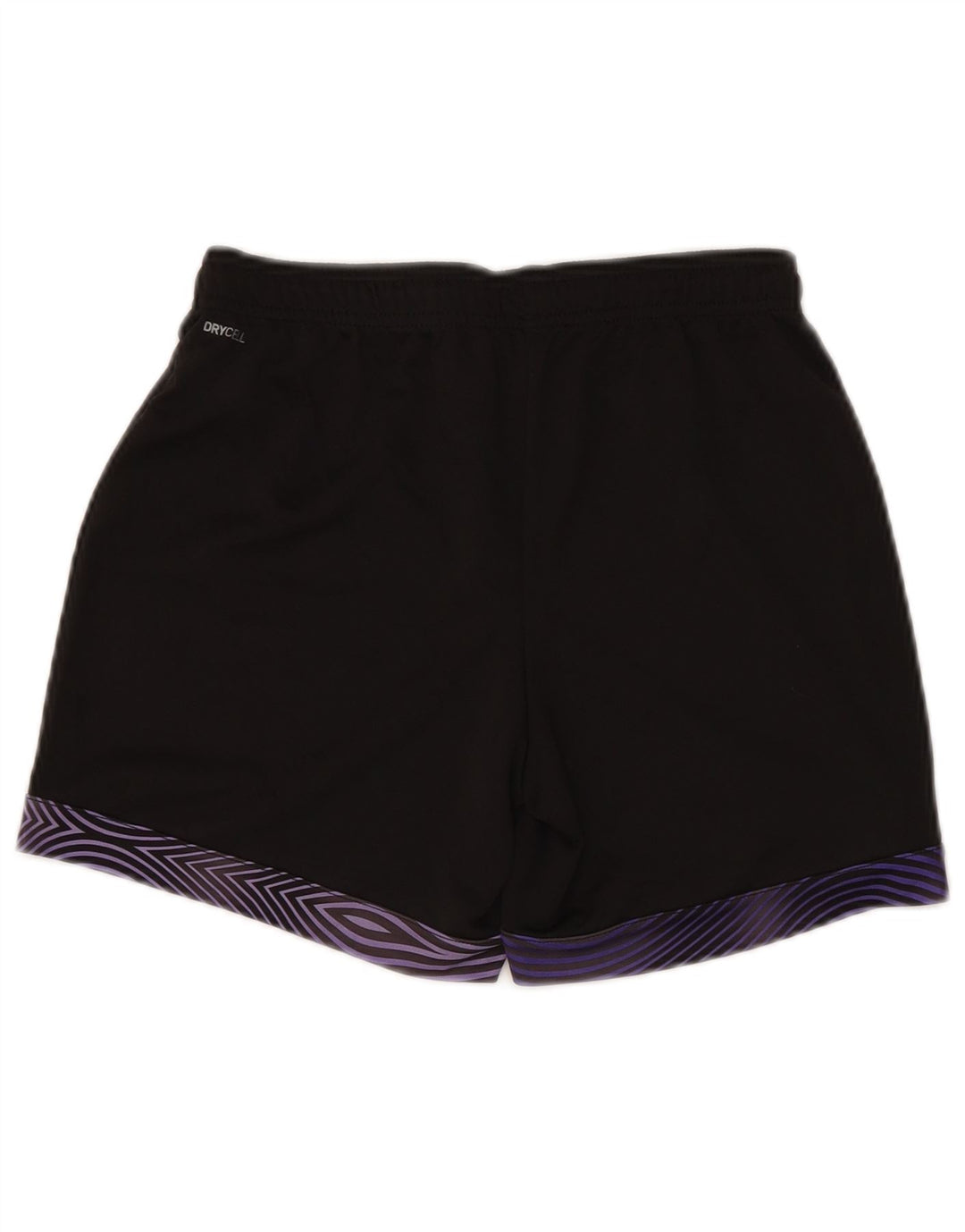 Shorts esportivos femininos PUMA UK 10 poliéster geométrico preto pequeno