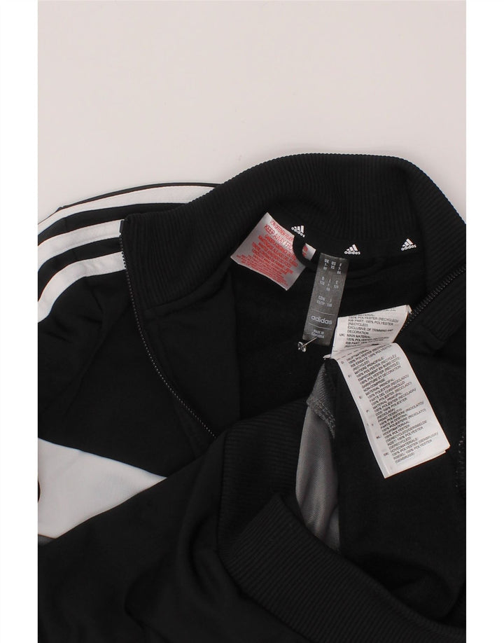 Jaqueta ADIDAS Meninos Treino Top 7-8 Anos Preto Colorblock Poliéster
