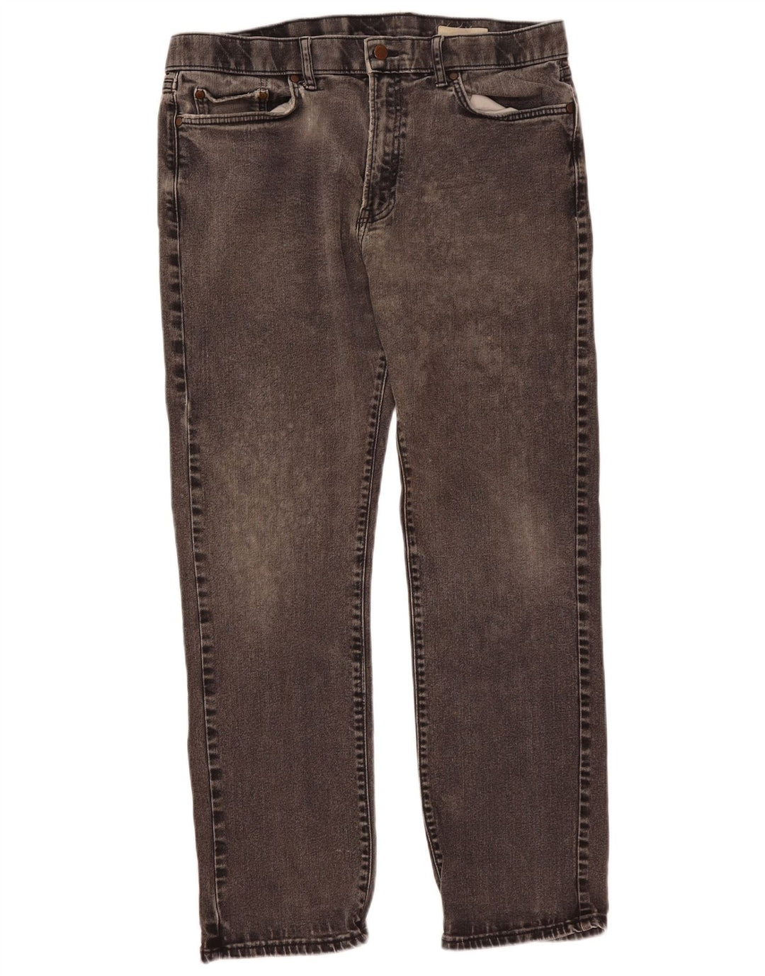 Jeans retos masculinos Marks & Spencer W38 L31 algodão preto