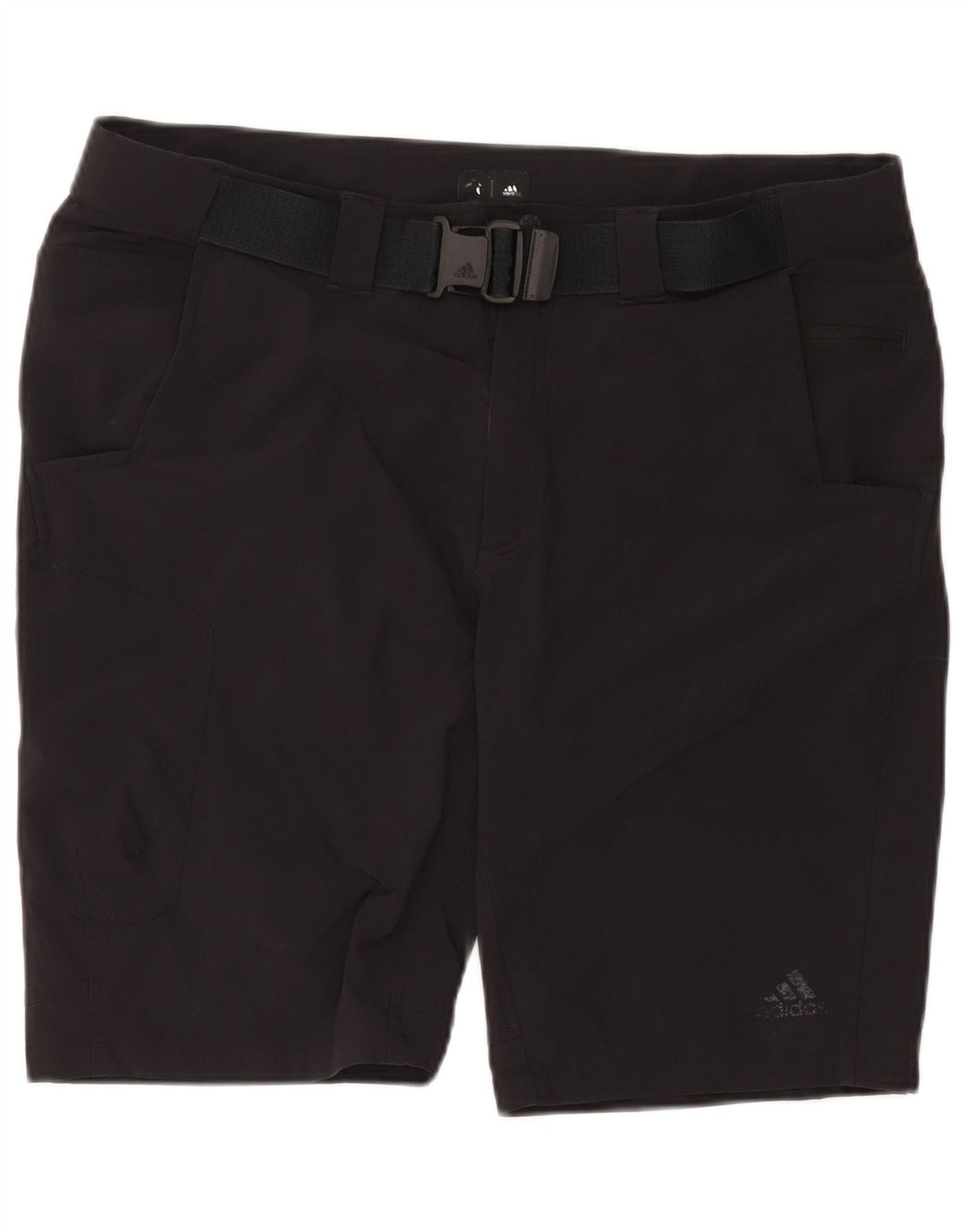 Adidas Mens Cargo Shorts W38 XL Preto Nylon