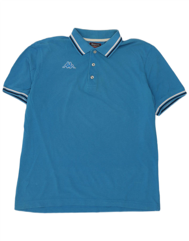 Camisa polo masculina KAPPA grande azul