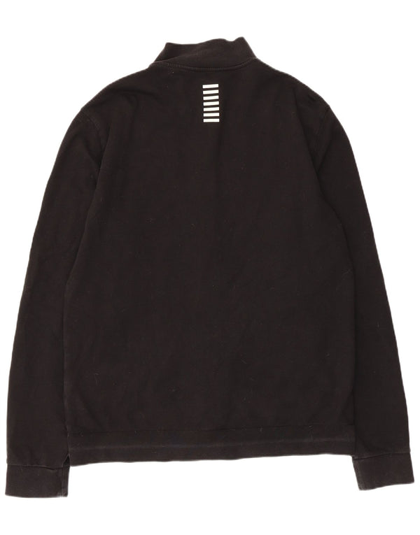 Jaqueta masculina Emporio Armani com agasalho gráfico 2XL algodão preto