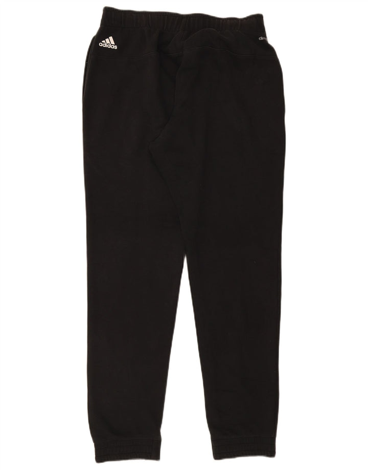 Adidas masculino gráfico calças de treino joggers médio algodão preto