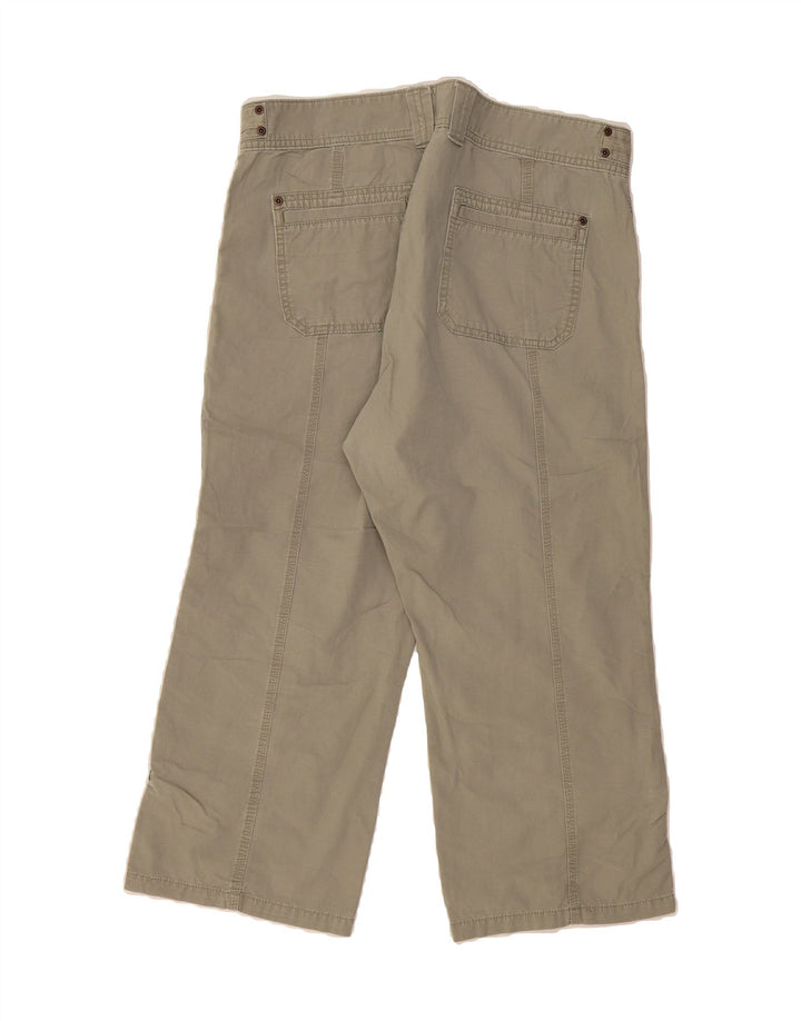 EDDIE BAUER Womens Seattle Cargo Capri Trousers US 16 2XL W38 L23 Khaki Vintage Eddie Bauer and Second-Hand Eddie Bauer from Messina Hembry 
