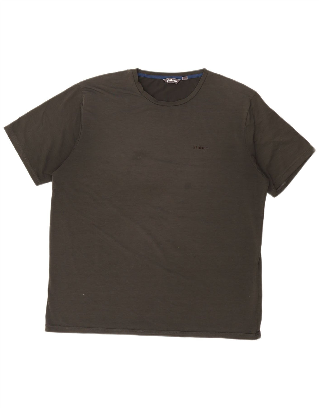 Camiseta masculina ROHAN grande poliéster cinza