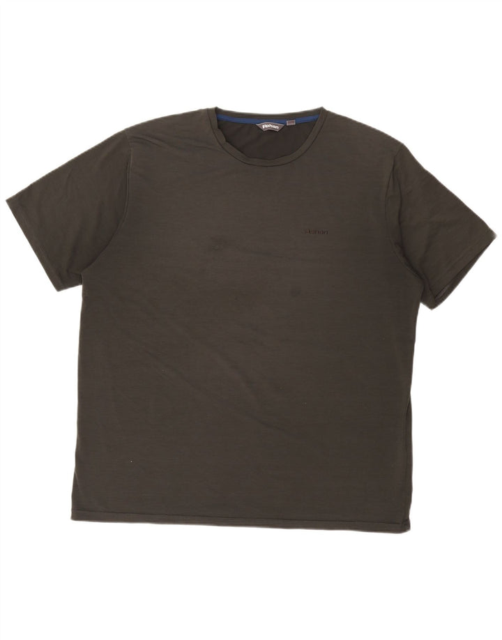 Camiseta masculina ROHAN grande poliéster cinza