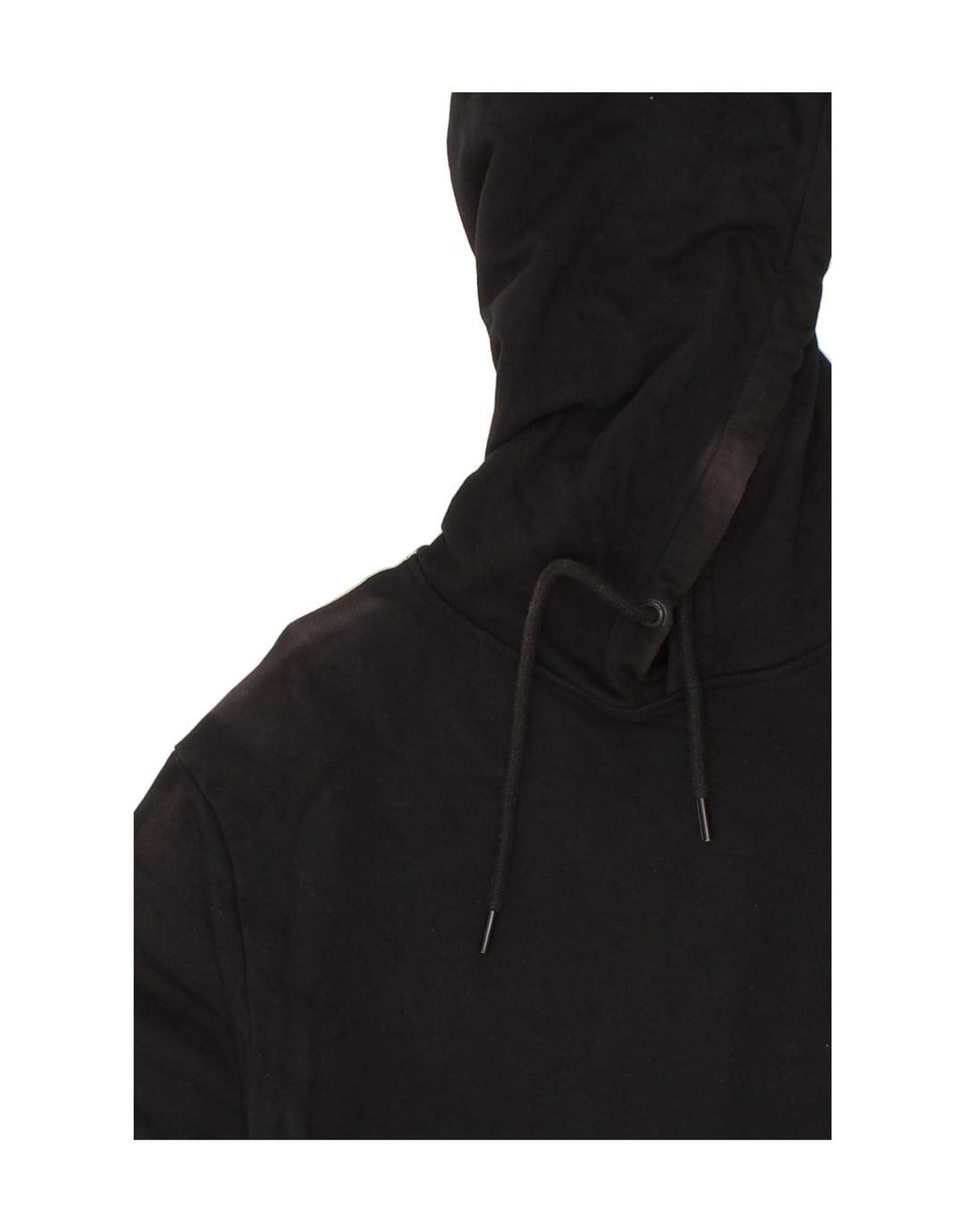 JACK & JONES Mens Hoodie Jumper XL Black Cotton Vintage Jack & Jones and Second-Hand Jack & Jones from Messina Hembry 