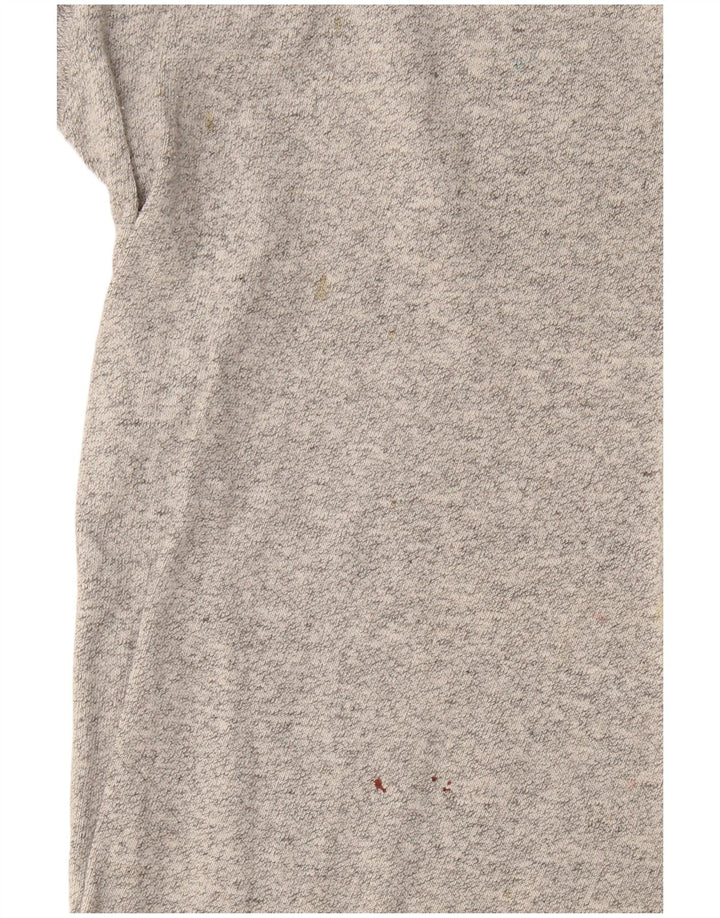 Camiseta masculina Asics Top cinza médio algodão manchado
