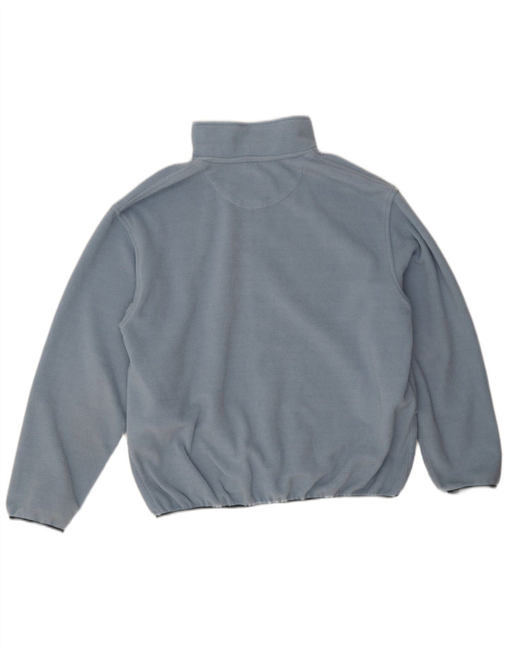 Jaqueta Columbia Masculina Loose Fit Fleece UK 38 Poliéster Azul Médio