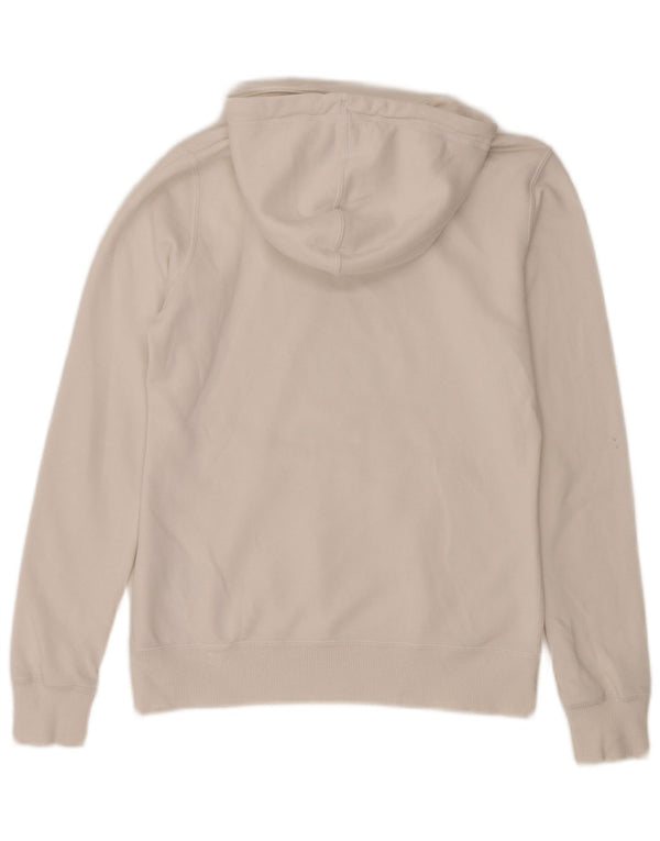 Jumper com capuz gráfico feminino Nike UK 14 médio algodão branco
