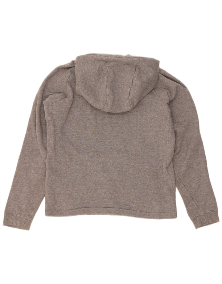 Jumper com capuz masculino Nike pequeno algodão manchado cinza