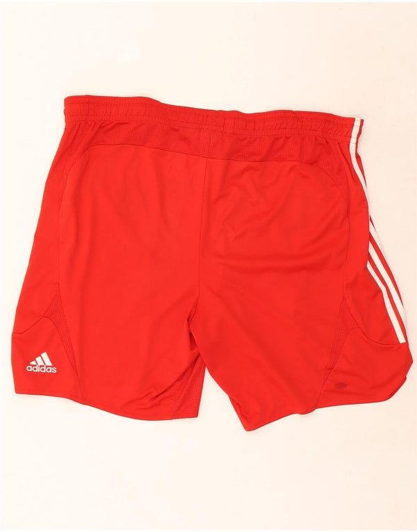 Adidas Mens Hamburg SV Sport Shorts 2XL Poliéster Vermelho