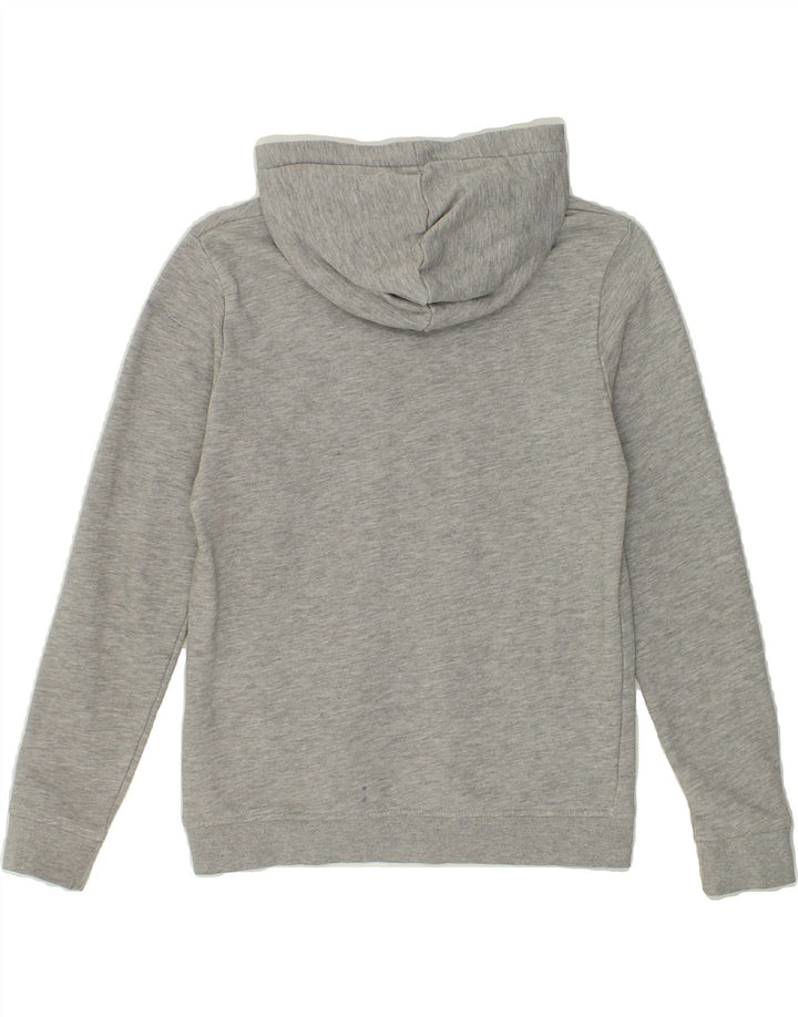 ELLESSE Boys Graphic Hoodie Jumper 11-12 Years Grey Cotton Vintage Ellesse and Second-Hand Ellesse from Messina Hembry 