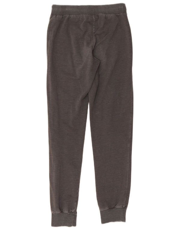 Calça esportiva feminina Champion Heritage Fit Joggers UK 8 pequena cinza
