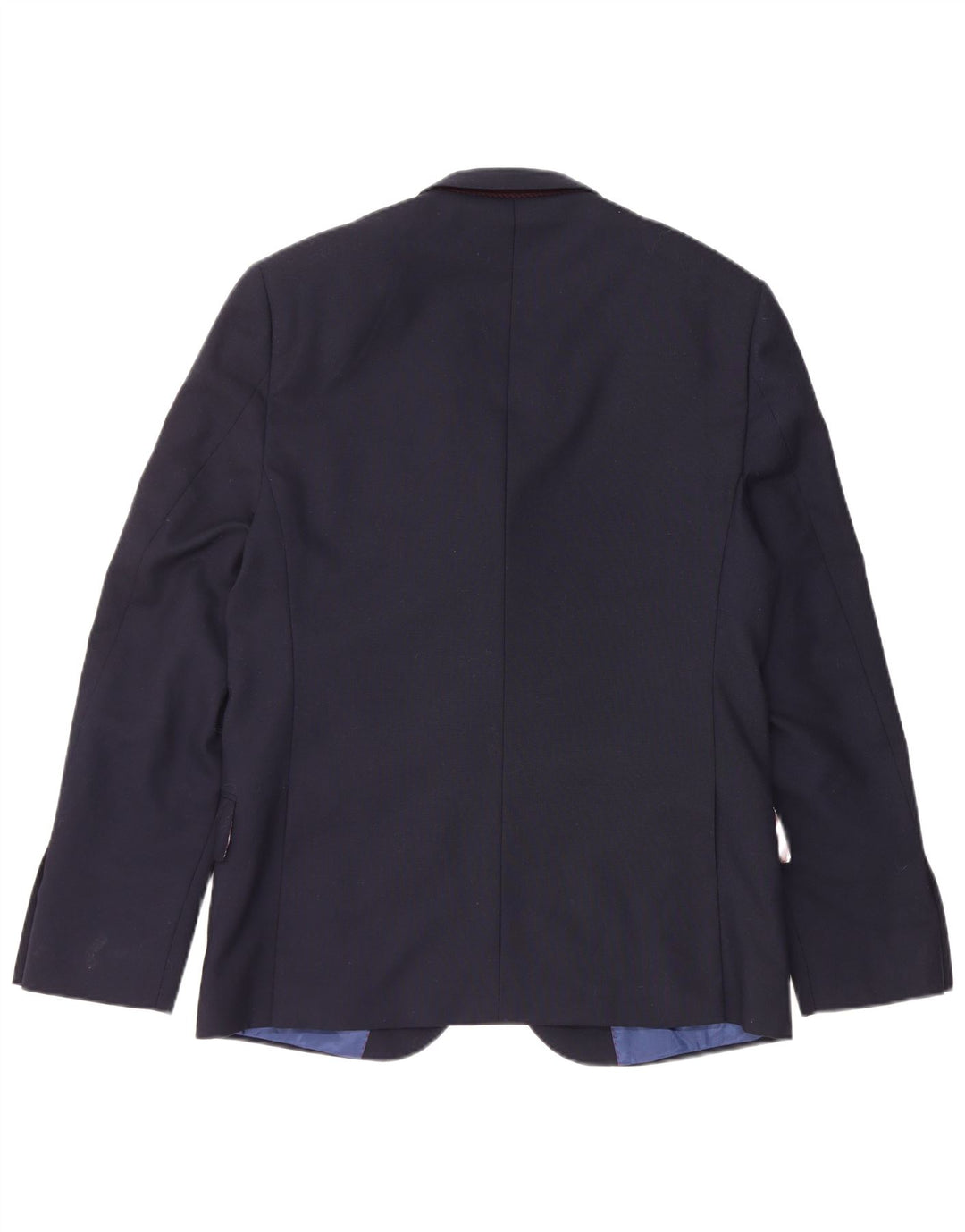 Jaqueta Blazer Slim Masculina de 2 Botões Marks & Spencer UK 40 Azul Marinho Médio