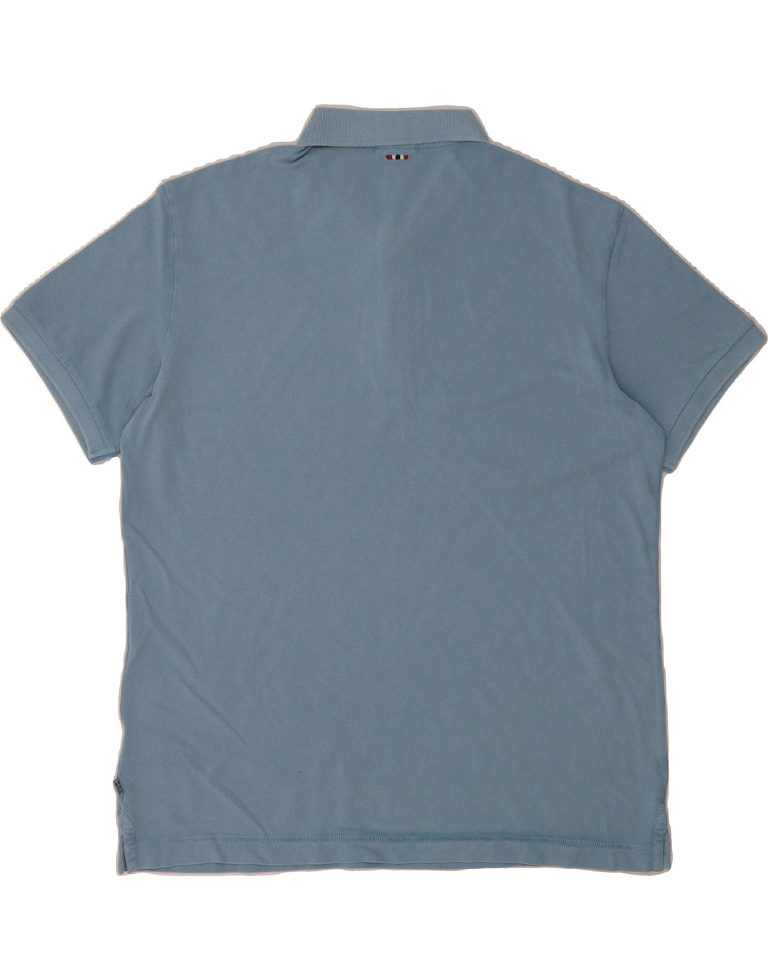 NAPAPIJRI Mens Polo Shirt 2XL Blue Cotton Vintage Napapijri and Second-Hand Napapijri from Messina Hembry 