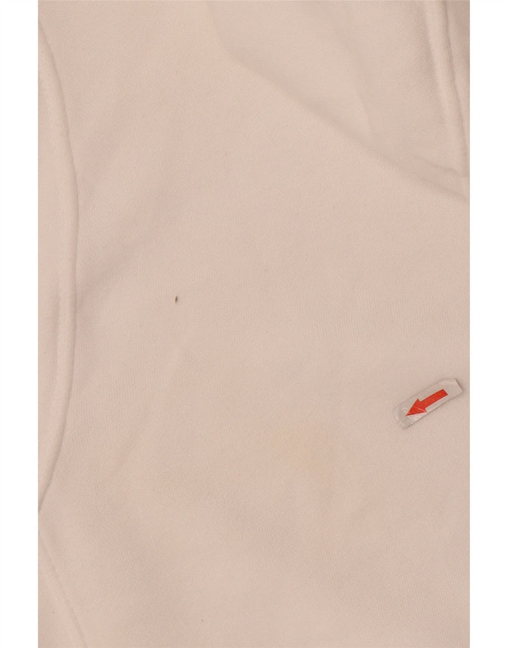 NIKE Mens Graphic Hoodie Jumper Médio Algodão Branco