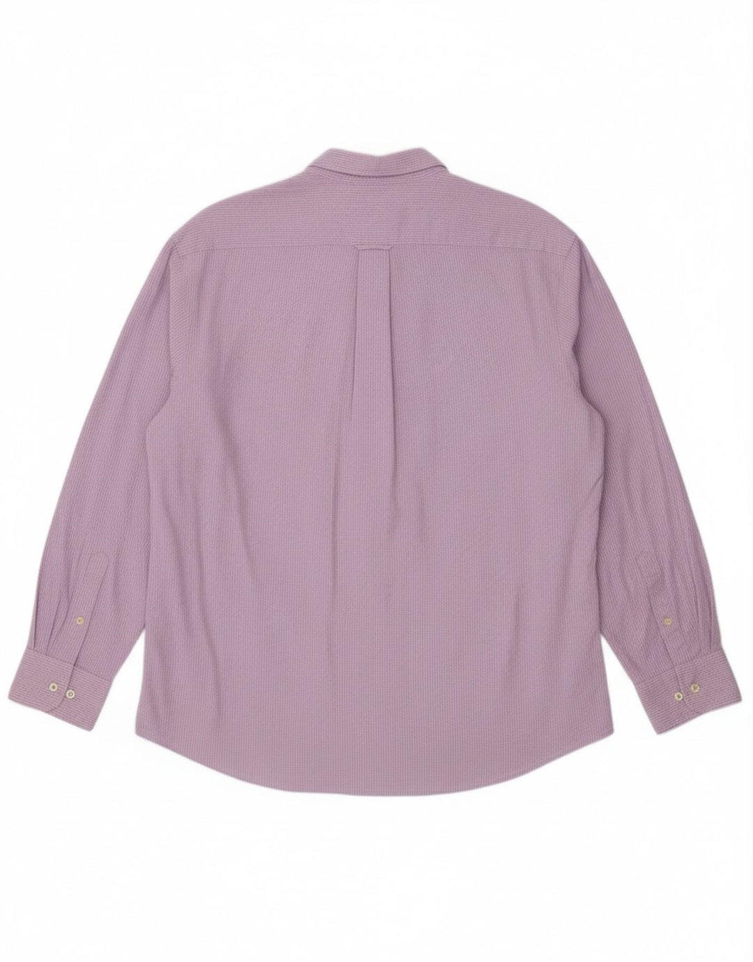 Camisa masculina IZOD grande algodão xadrez roxo