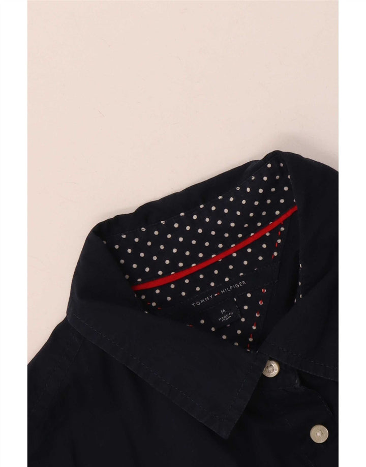 Camisa Tommy Hilfiger Mulher UK 14 Médio Azul Marinho
