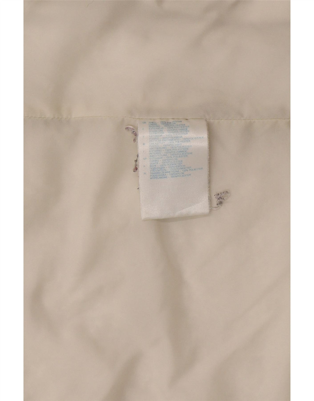 Jaqueta corta-vento feminina Reebok UK 16 grande poliéster branco esportivo