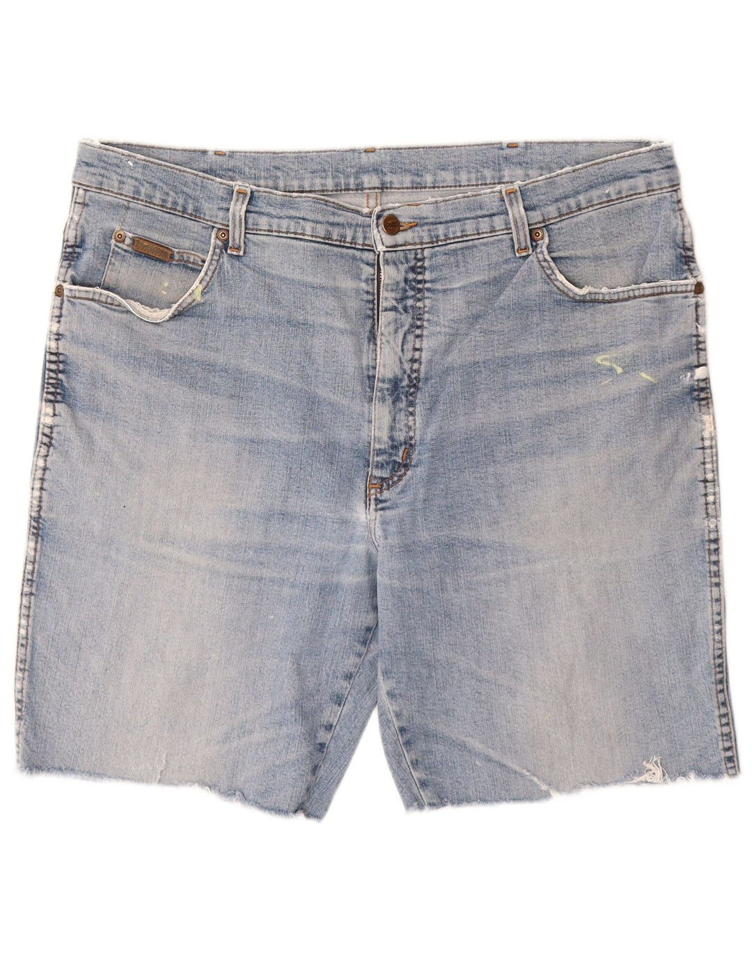 WRANGLER Masculino Texas Stretch Denim Shorts W40 XL Azul Algodão