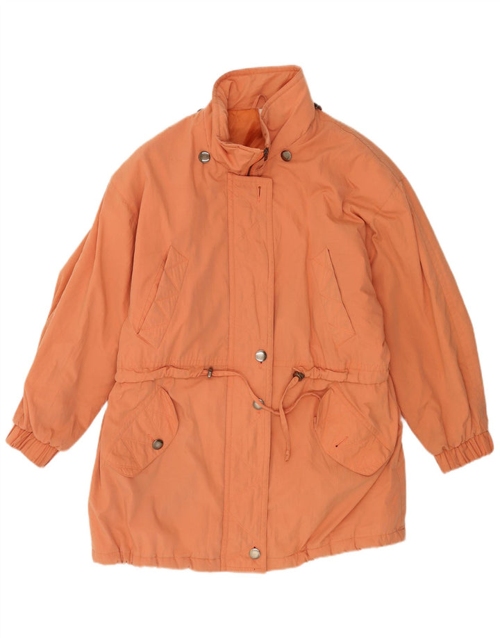 Jaqueta Parka Vintage Feminina UK 18 XL Laranja