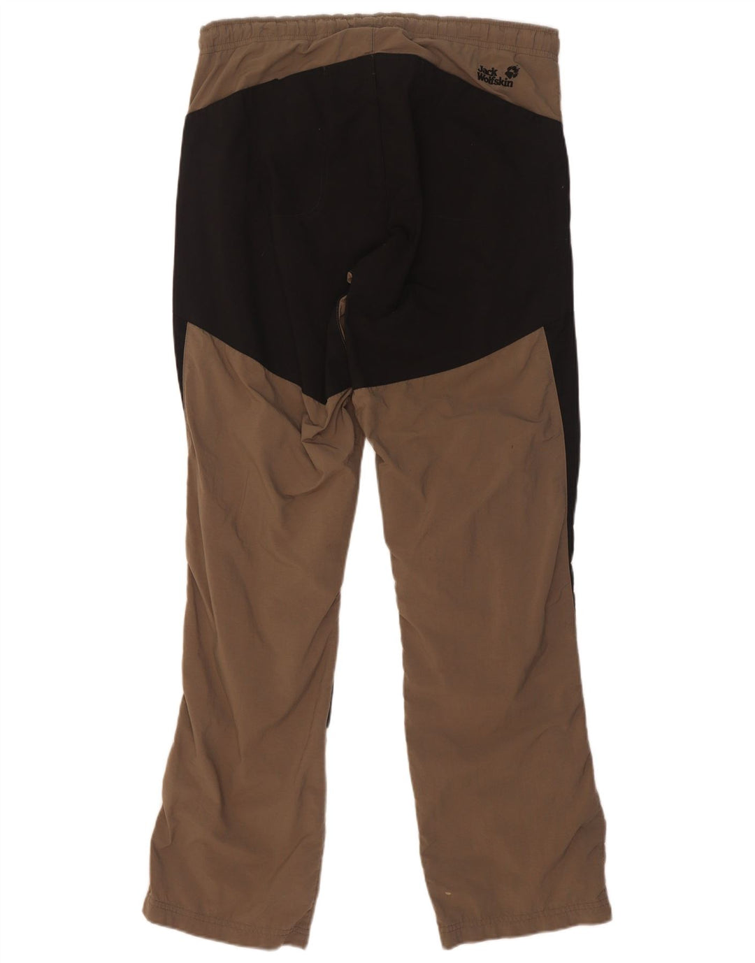 Calça de caminhada masculina Jack Wolfskin médio W32 L33 marrom colorblock