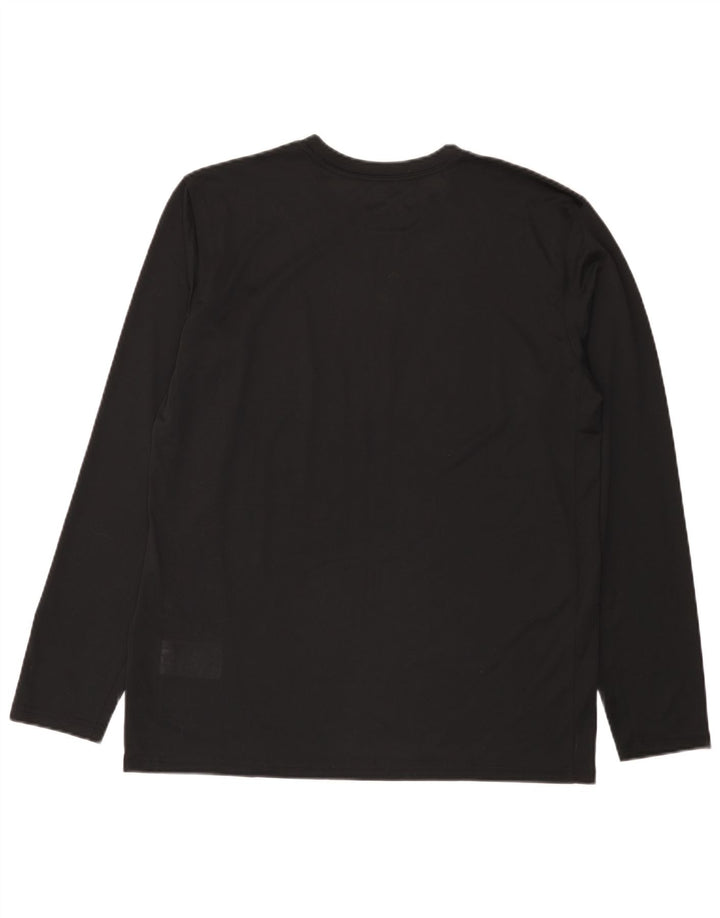 Nike Mens Dri Fit Top Manga Longa Grande Poliéster Preto