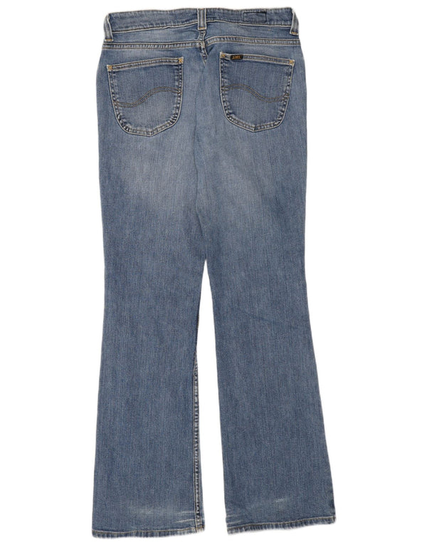 Lee Womens Desoto Bootcut Jeans W33 L33 Azul Algodão