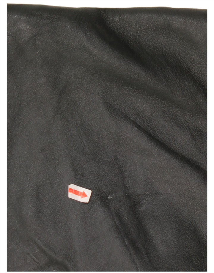 Colete de couro masculino VINTAGE IT 56 2XL couro cáqui