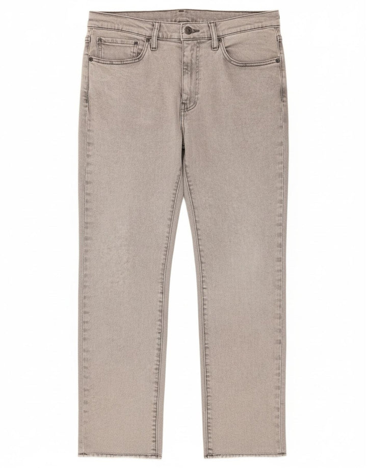 LEVI'S Masculino 511 Slim Jeans W34 L31 Algodão Cinza