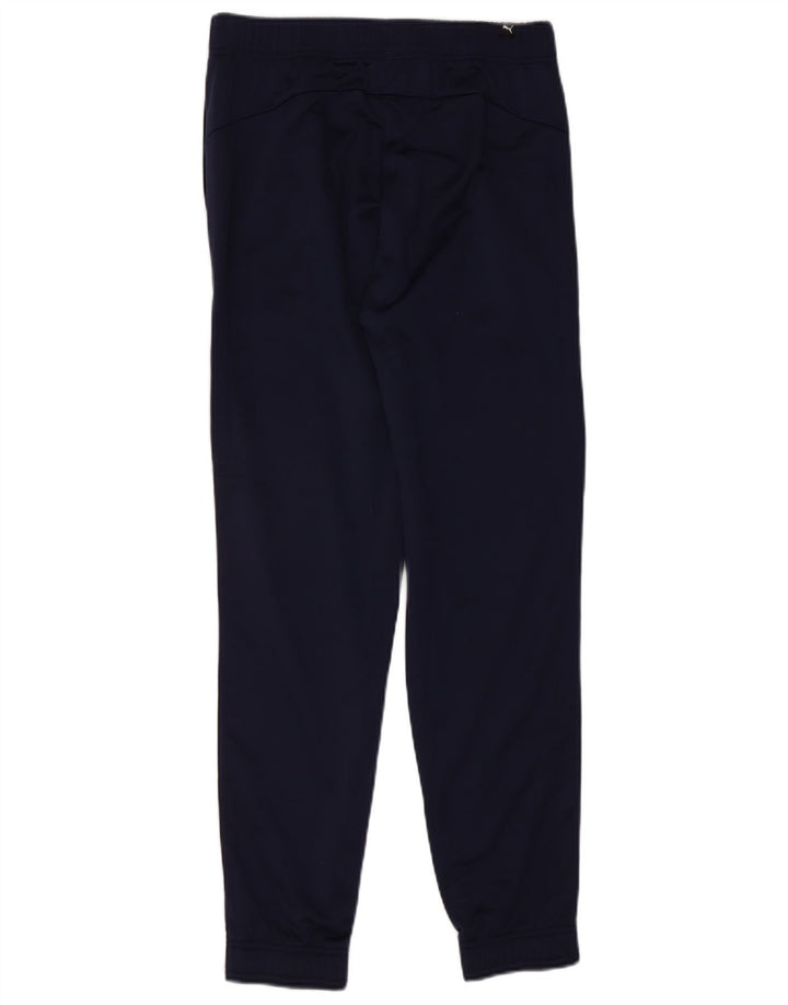 PUMA Mens Calças de treino Joggers Médio Azul Marinho Poliéster