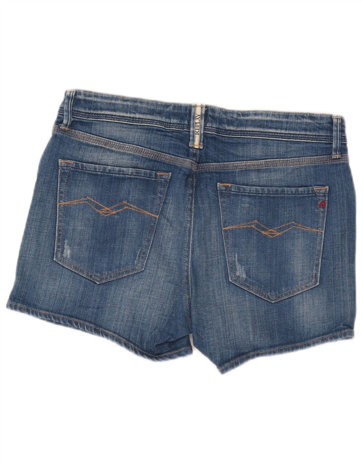 Shorts jeans feminino Replay W27 pequeno azul