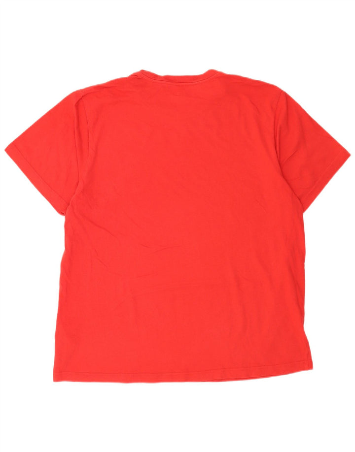 Camiseta gráfica masculina Levi's Top grande de algodão vermelho